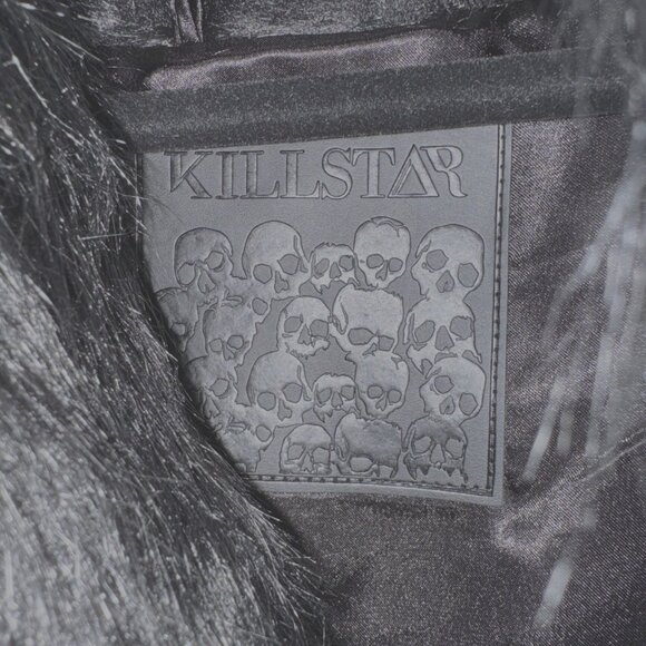 Killstar Womens Faux Fur Coat Jacket 4XL 4X Nightmare Nemesis Cropped Black NWT - Picture 9 of 11